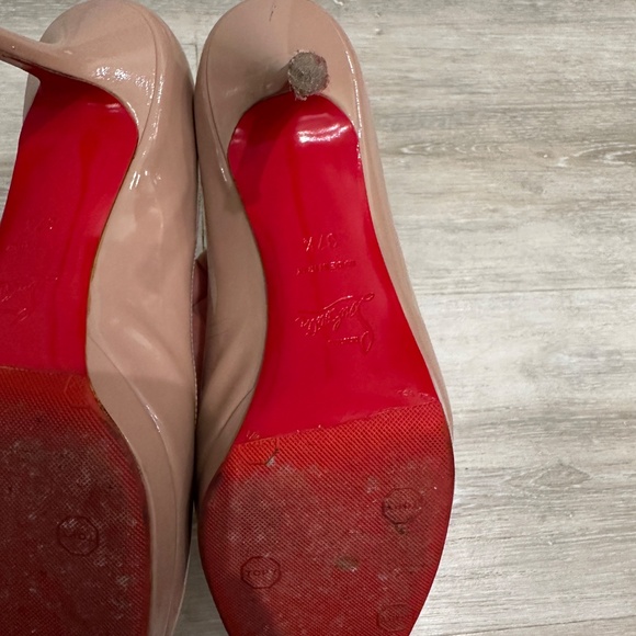 Authentic Louboutin 3in heels, 37.5 - Picture 3 of 9